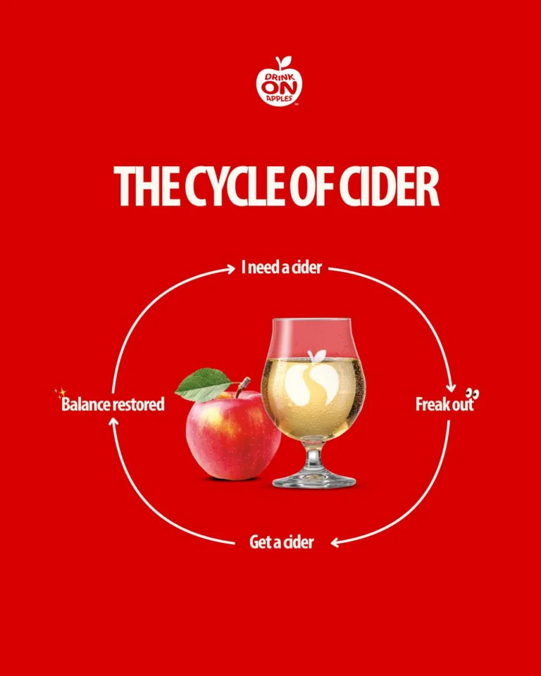 Instagram post from drinkontarioapples. This post is in position 0.