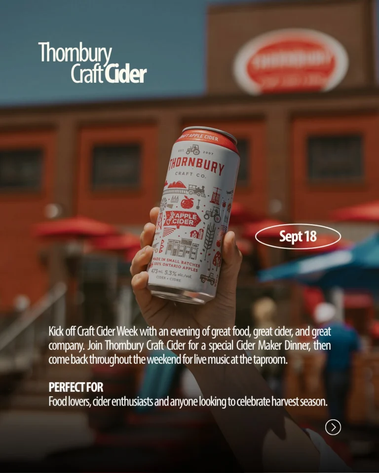 Instagram post from drinkontarioapples. This post is in position 1.