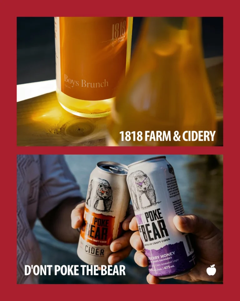 Instagram post from drinkontarioapples. This post is in position 1.