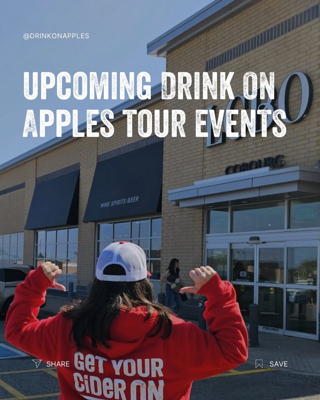 Instagram post from drinkontarioapples. This post is in position 1.