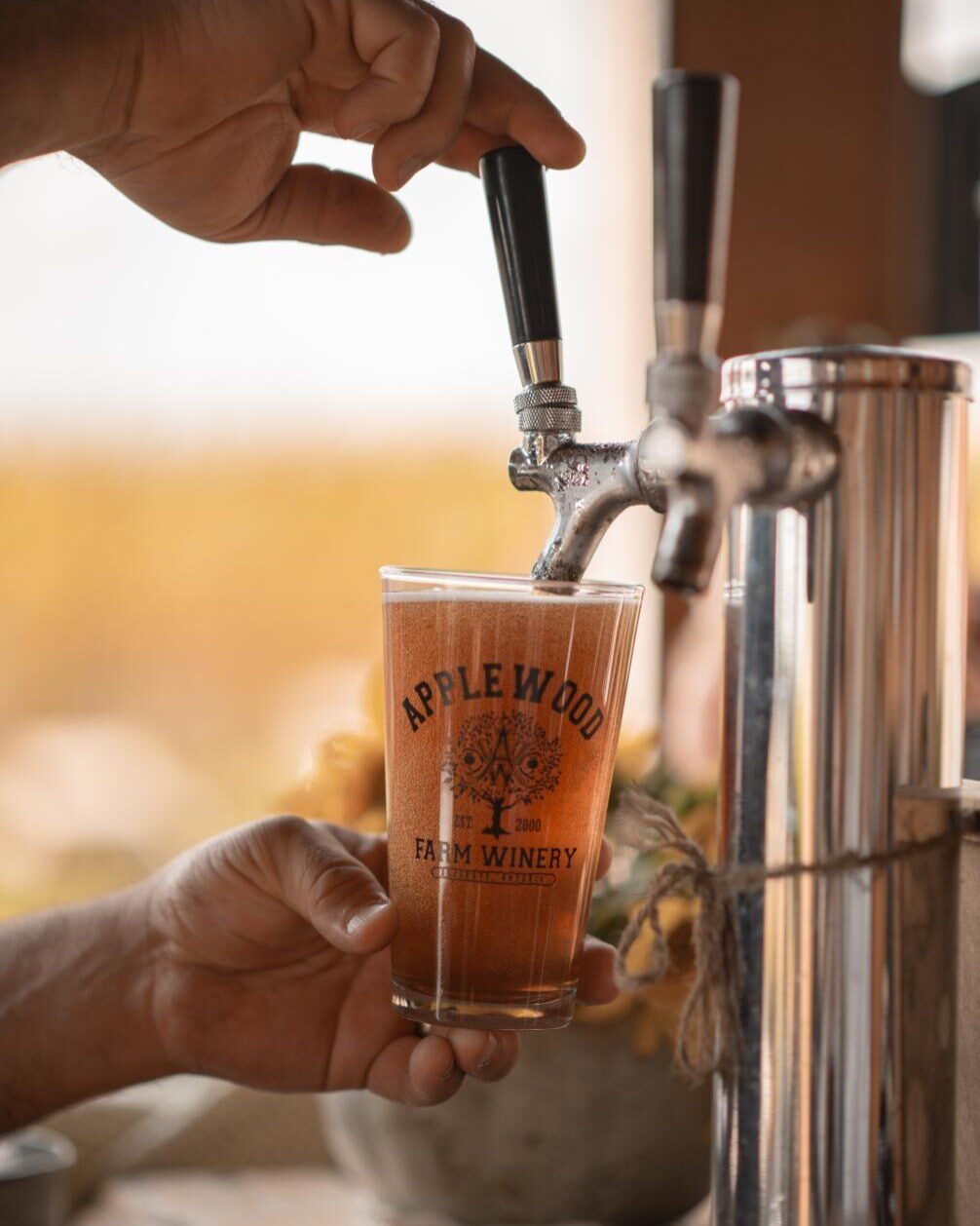 Instagram post from drinkontarioapples. This post is in position 4.