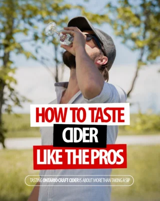Instagram post from drinkontarioapples. This post is in position 2.