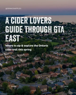 Instagram post from drinkontarioapples. This post is in position 2.