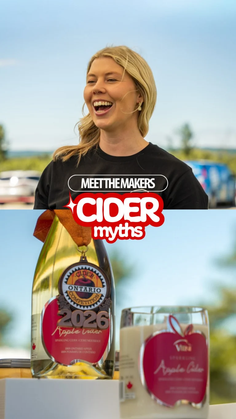 Instagram post from drinkontarioapples. This post is in position 4.